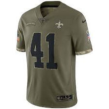 Alvin Kamara YOUTH KIDS New Orleans Saints Official NFL Nike Salute to Service Jersey