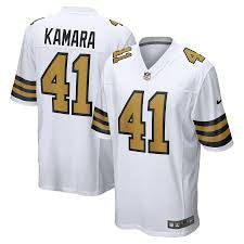 Alvin Kamara YOUTH KIDS New Orleans Saints Official NFL Nike Jersey white
