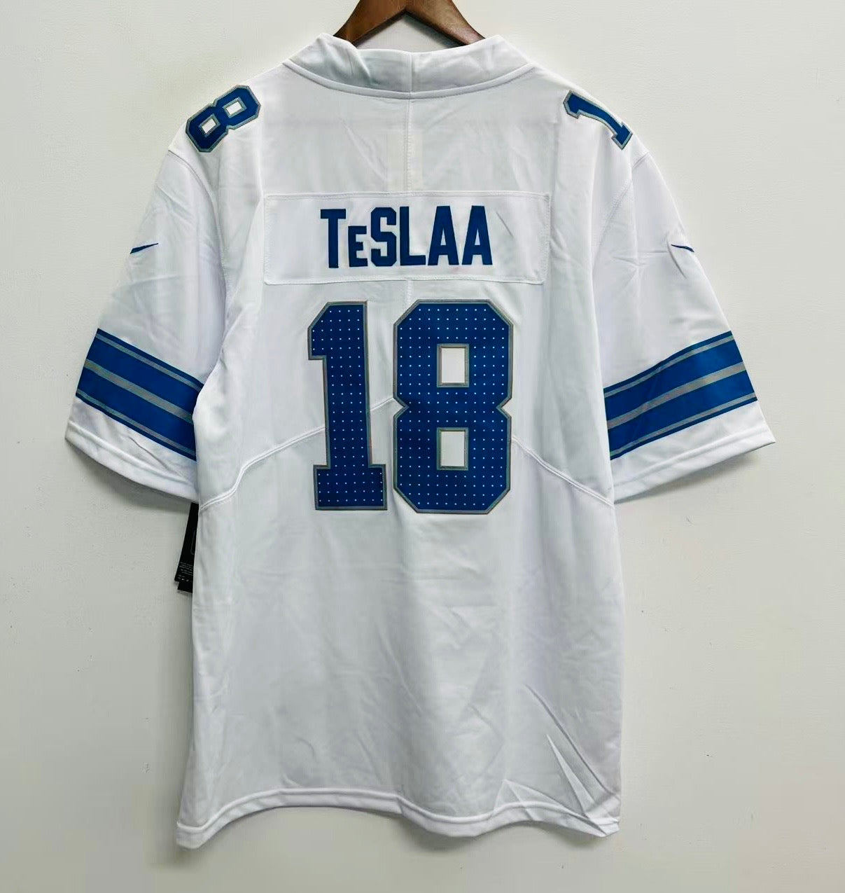 Isaac TeSlaa YOUTH KIDS Detroit Lions Official NFL Nike Jersey White