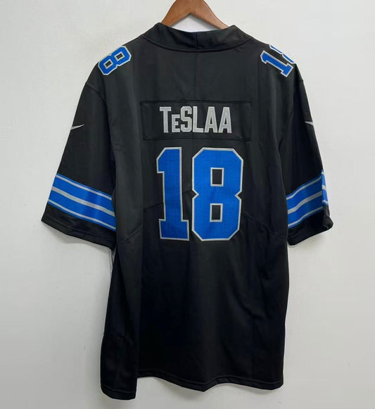 Isaac TeSlaa YOUTH KIDS Detroit Lions Official NFL Nike Jersey black