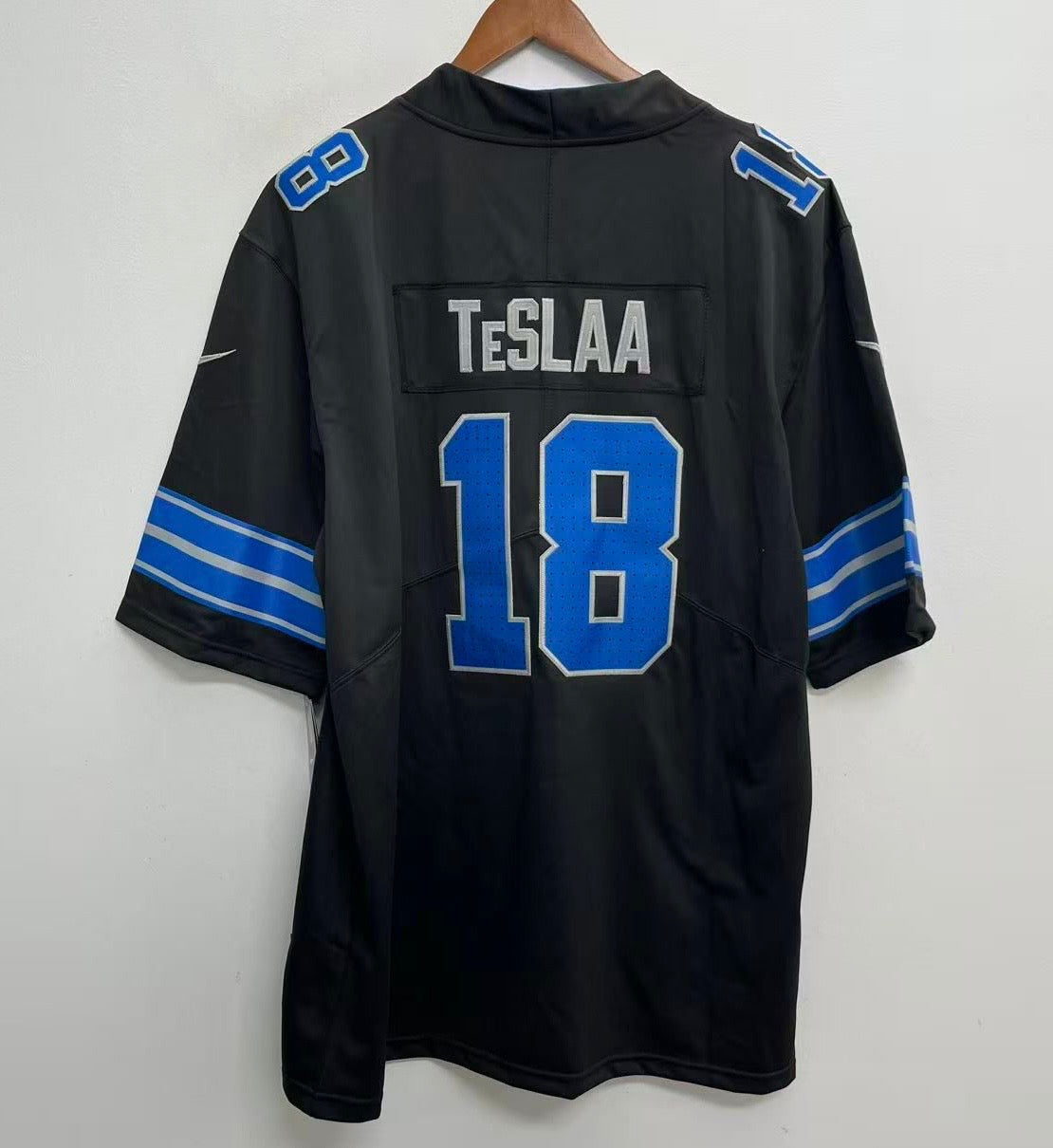Isaac TeSlaa YOUTH KIDS Detroit Lions Official NFL Nike Jersey black