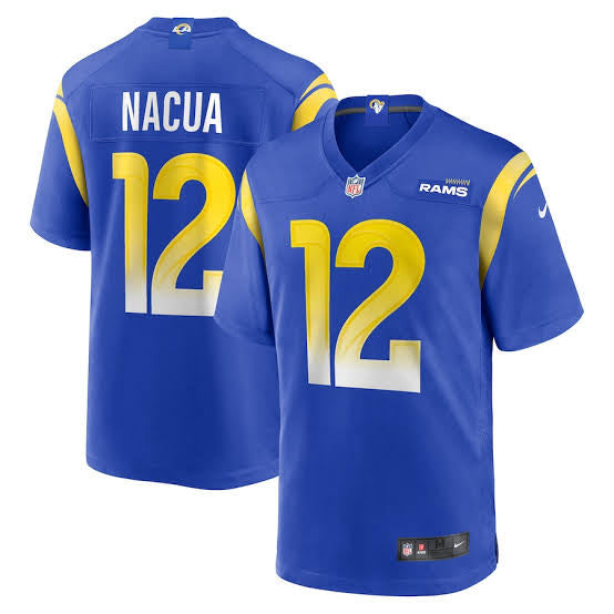 Puka Nacua #12 YOUTH KIDS Los Angeles Rams Official NFL Jersey