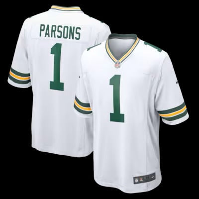Micah Parsons YOUTH KIDS Green Bay Packers Official NFL Jersey white