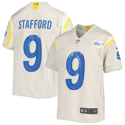 Matthew Stafford YOUTH KIDS Los Angeles Rams Official NFL Jersey White
