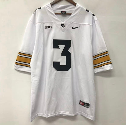 Cooper DeJean YOUTH KIDS Iowa Hawkeyes Official NCAA Nike Jersey white