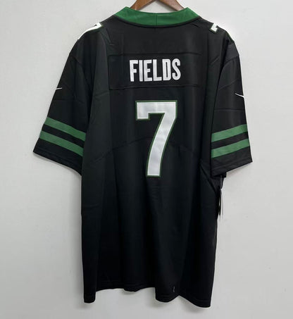 Justin Fields YOUTH KIDS New York Jets Official NFL Nike Jersey black