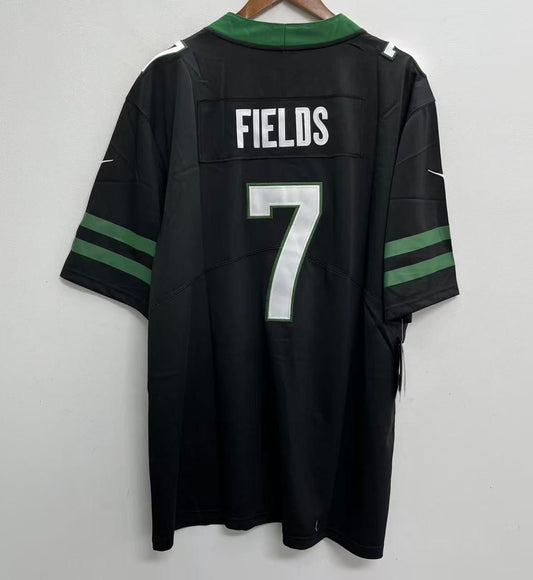 Justin Fields YOUTH KIDS New York Jets Official NFL Nike Jersey black