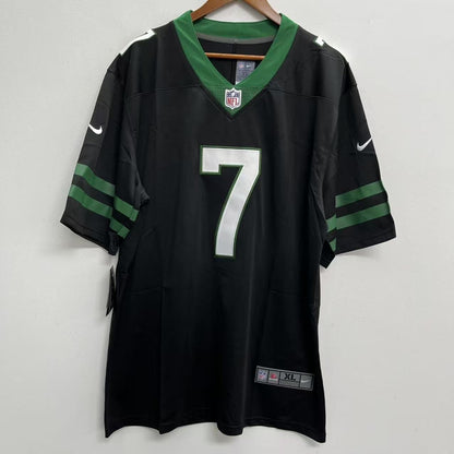 Justin Fields YOUTH KIDS New York Jets Official NFL Nike Jersey black