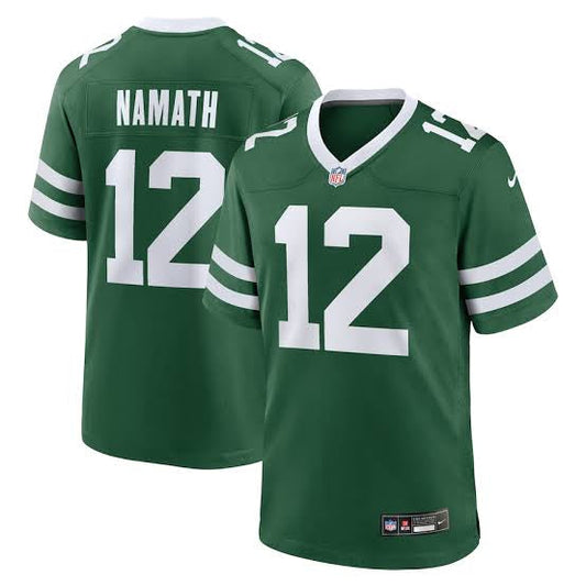 Joe Namath YOUTH KIDS New York Jets Official NFL Jersey Green