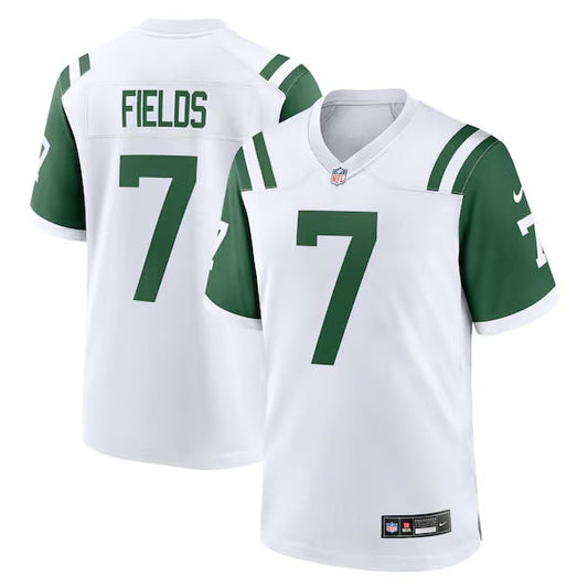 Justin Fields YOUTH KIDS New York Jets Official NFL Nike Jersey White