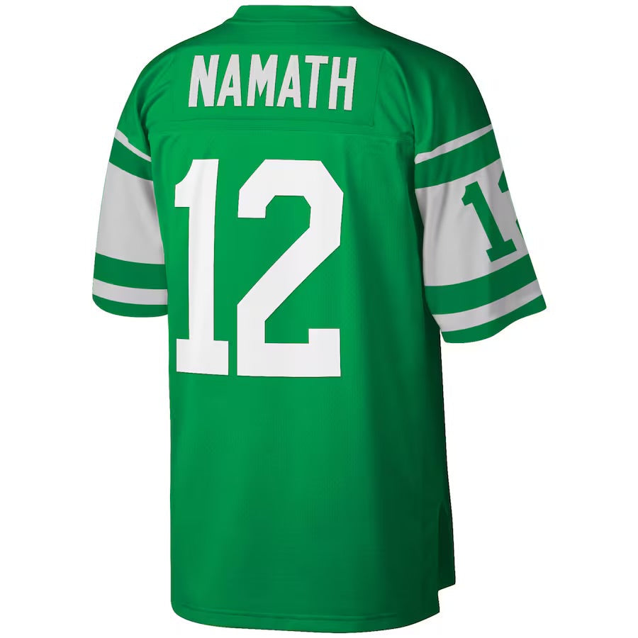 Joe Namath YOUTH KIDS New York Jets Official NFL Mitchell & Ness Jersey Green