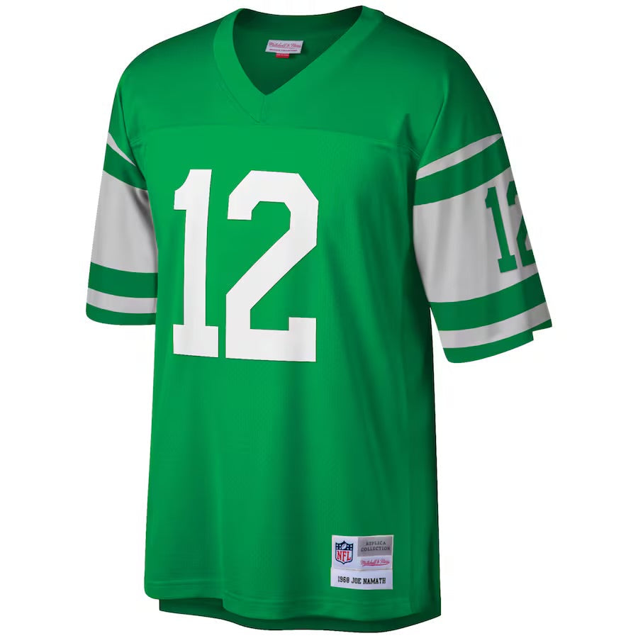Joe Namath YOUTH KIDS New York Jets Official NFL Mitchell & Ness Jersey Green