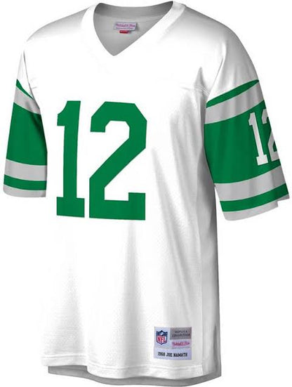 Joe Namath YOUTH KIDS New York Jets Official NFL Mitchell & Ness Jersey White