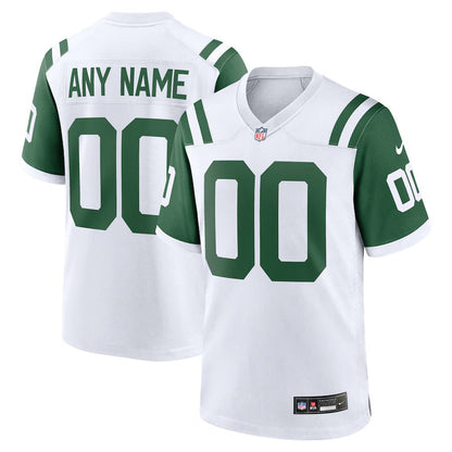 Any Name & Number YOUTH KIDS New York Jets Official NFL Nike Jersey White