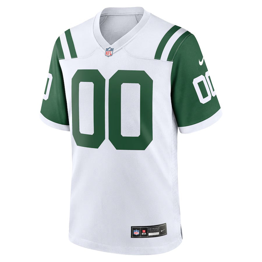 Any Name & Number YOUTH KIDS New York Jets Official NFL Nike Jersey White