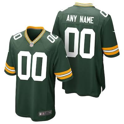 Any Name & Number YOUTH KIDS Green Bay Packers Official NFL Nike Jersey