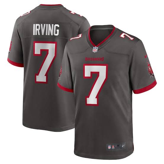 Bucky Irving Tampa Bay Buccaneers YOUTH KIDS Official Nike Jersey Pewter color