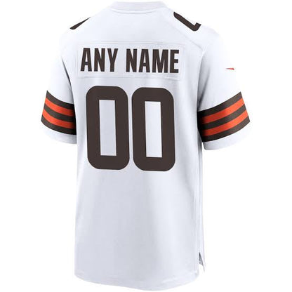 Any Name & Number YOUTH KIDS Cleveland Browns Official NFL Nike Jersey white