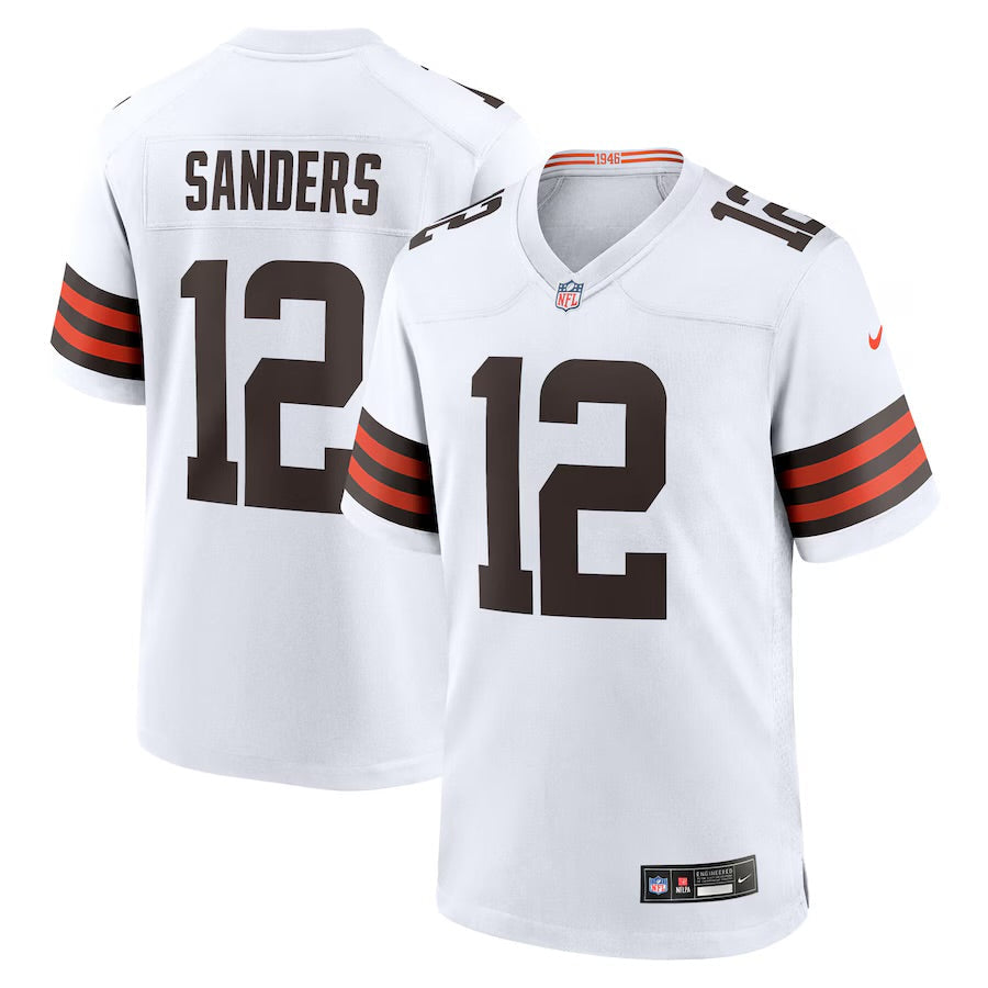 Shedeur Sanders YOUTH KIDS Cleveland Browns Official NFL Nike Jersey white
