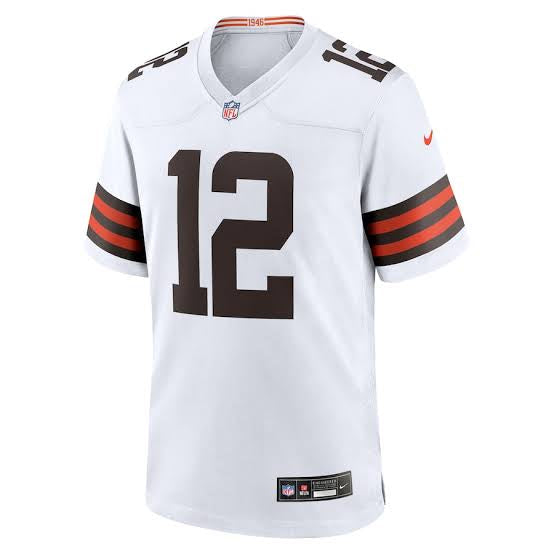 Shedeur Sanders YOUTH KIDS Cleveland Browns Official NFL Nike Jersey white