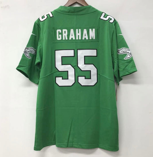 Brandon Graham YOUTH Philadelphia Eagles Jersey Nike Kelly Green