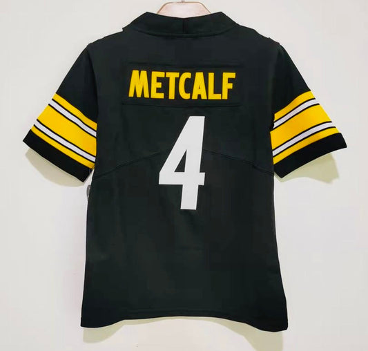 DK Metcalf Youth Kids Pittsburgh Steelers Jersey Classic Authentics