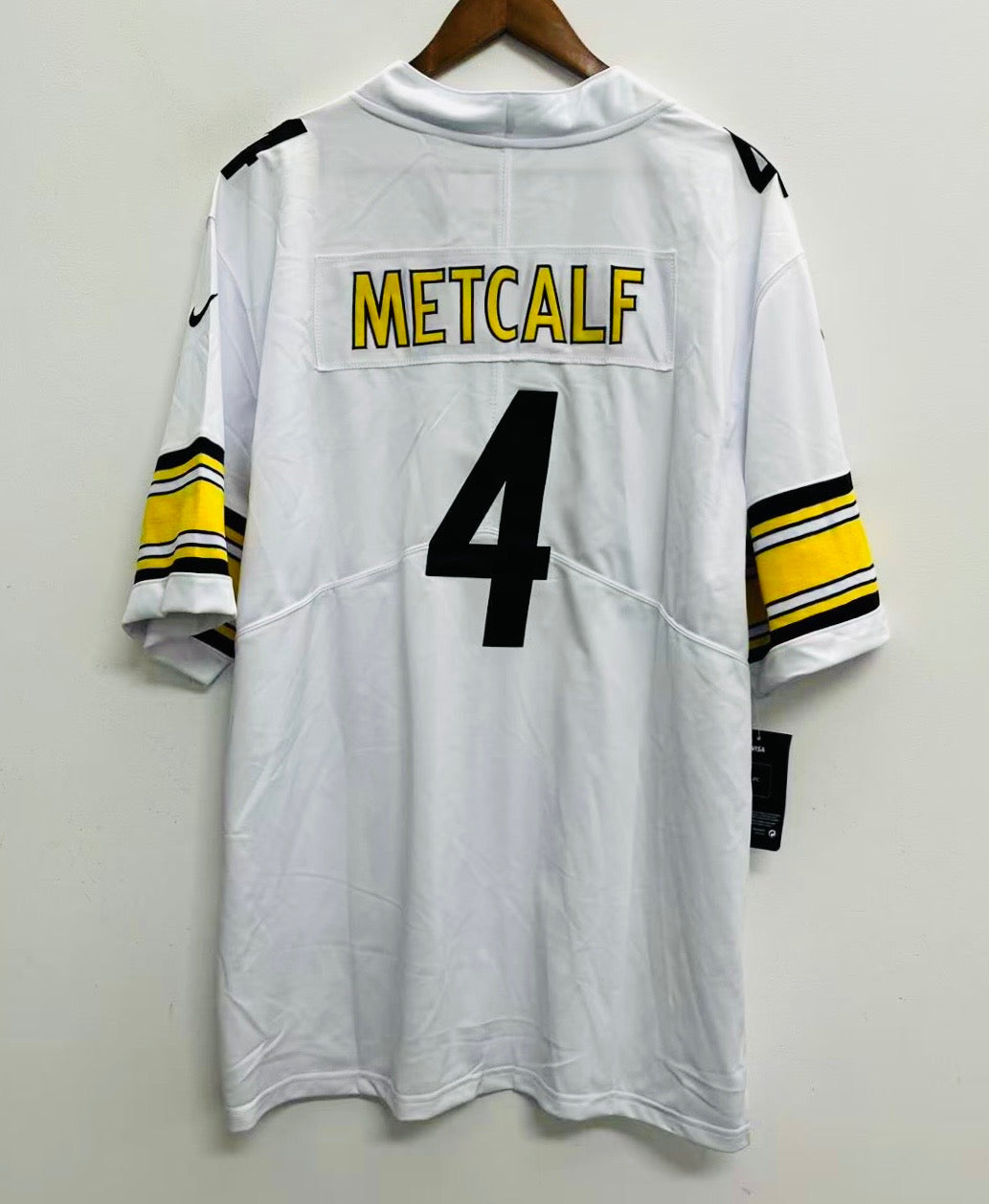 DK Metcalf Youth Kids Pittsburgh Steelers Official NFL Nike Jersey white