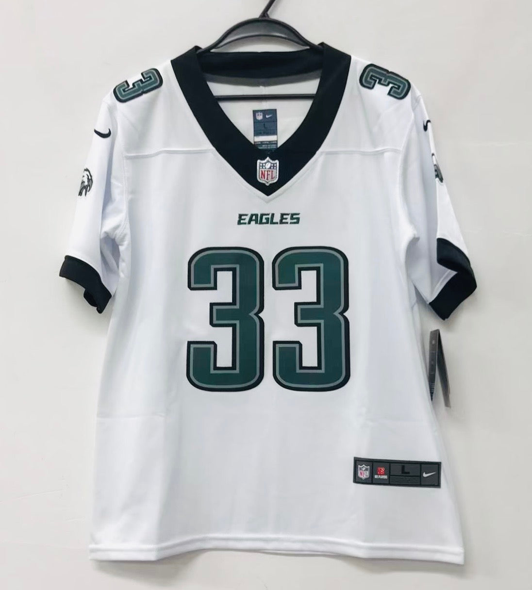 Cooper DeJean YOUTH Philadelphia Eagles Official Jersey Nike white