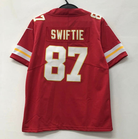 Taylor Swift YOUTH Kansas City Chiefs Jersey red