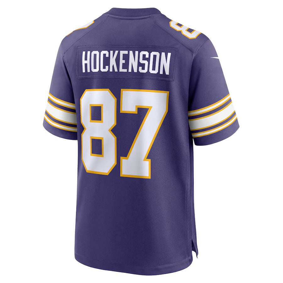 T.J. Hockenson YOUTH KIDS Minnesota Vikings Official NFL Jersey purple