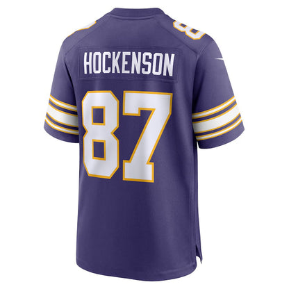 T.J. Hockenson YOUTH KIDS Minnesota Vikings Official NFL Jersey purple