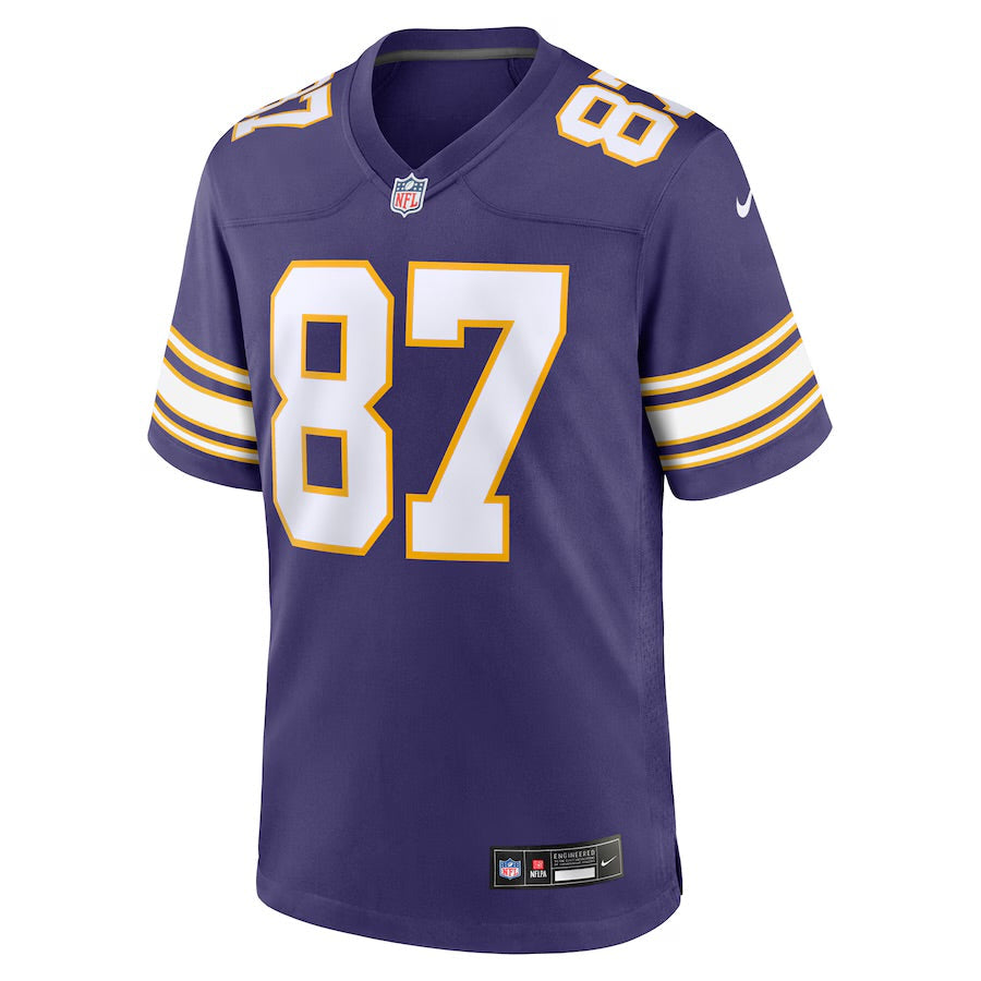 T.J. Hockenson YOUTH KIDS Minnesota Vikings Official NFL Jersey purple