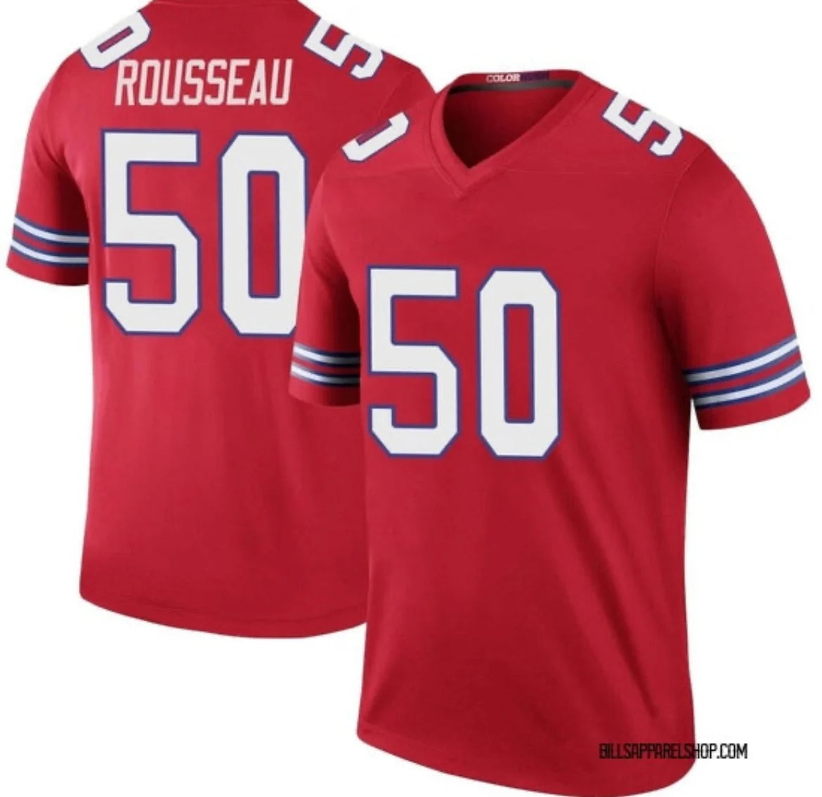 Gregory Rousseau Buffalo Bills OfficialNFL Nike Jersey red