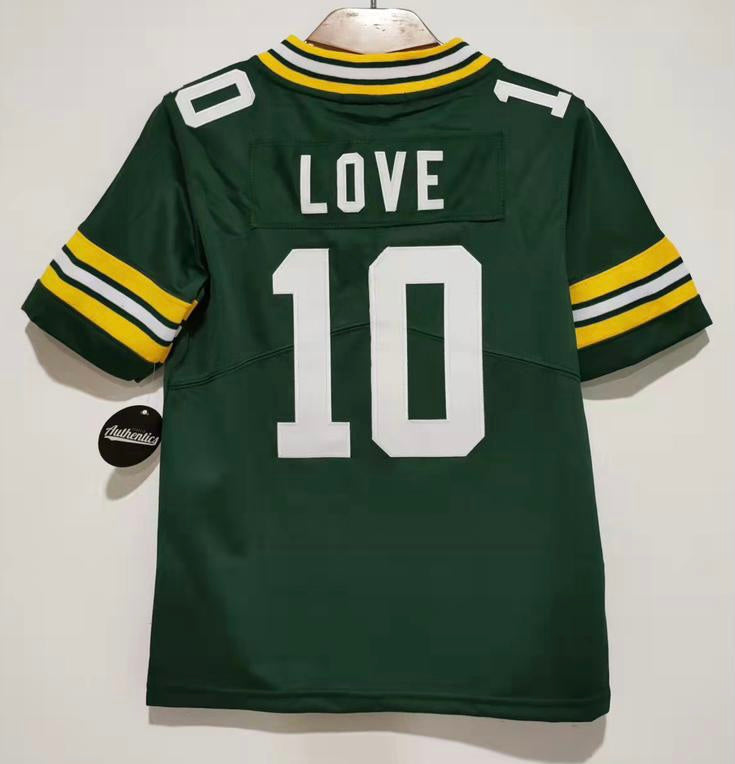 Jordan Love YOUTH Green Bay Packers Jersey Classic Authentics