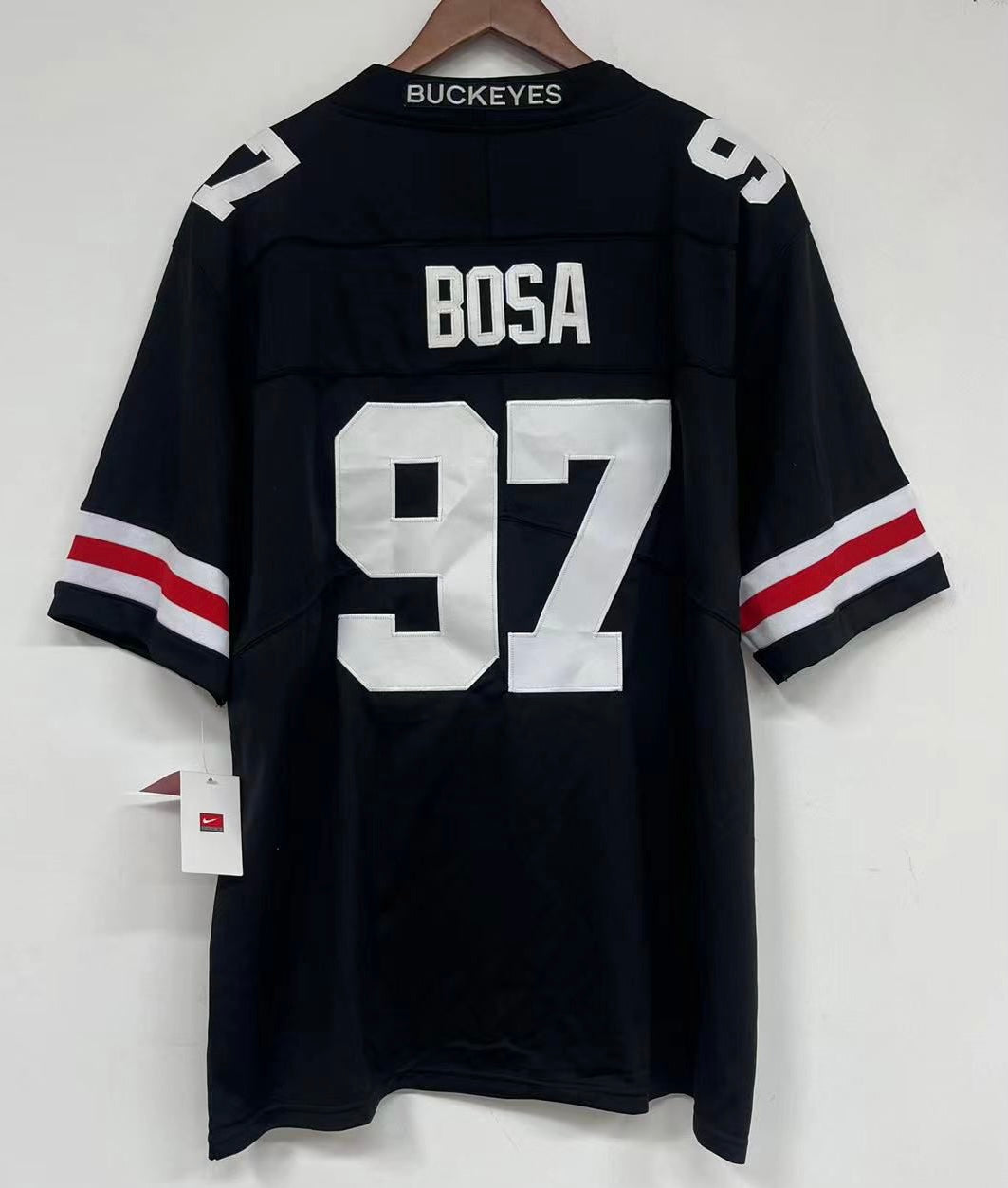 Nick Bosa Ohio State Buckeyes YOUTH KIDS Jersey black