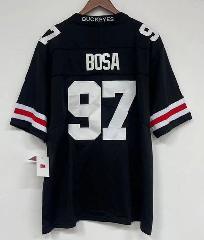 Nick Bosa Ohio State Buckeyes YOUTH KIDS Jersey black
