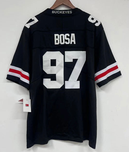 Nick Bosa Ohio State Buckeyes YOUTH KIDS Jersey black