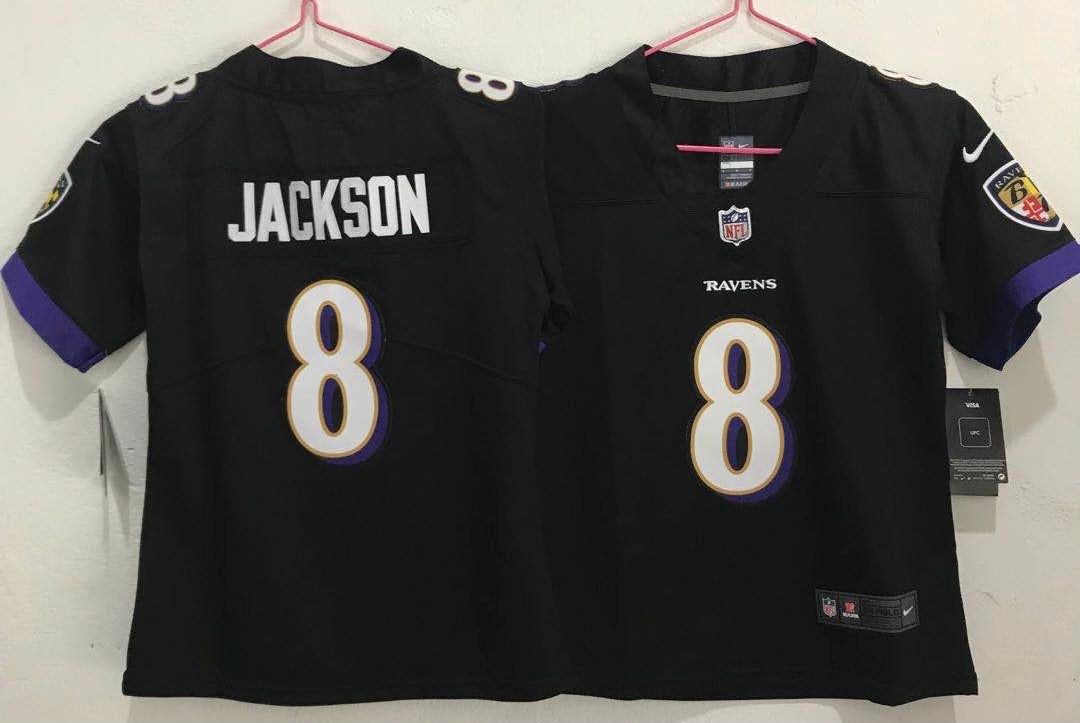 Lamar Jackson Baltimore Ravens YOUTH KIDS Jersey Nike black