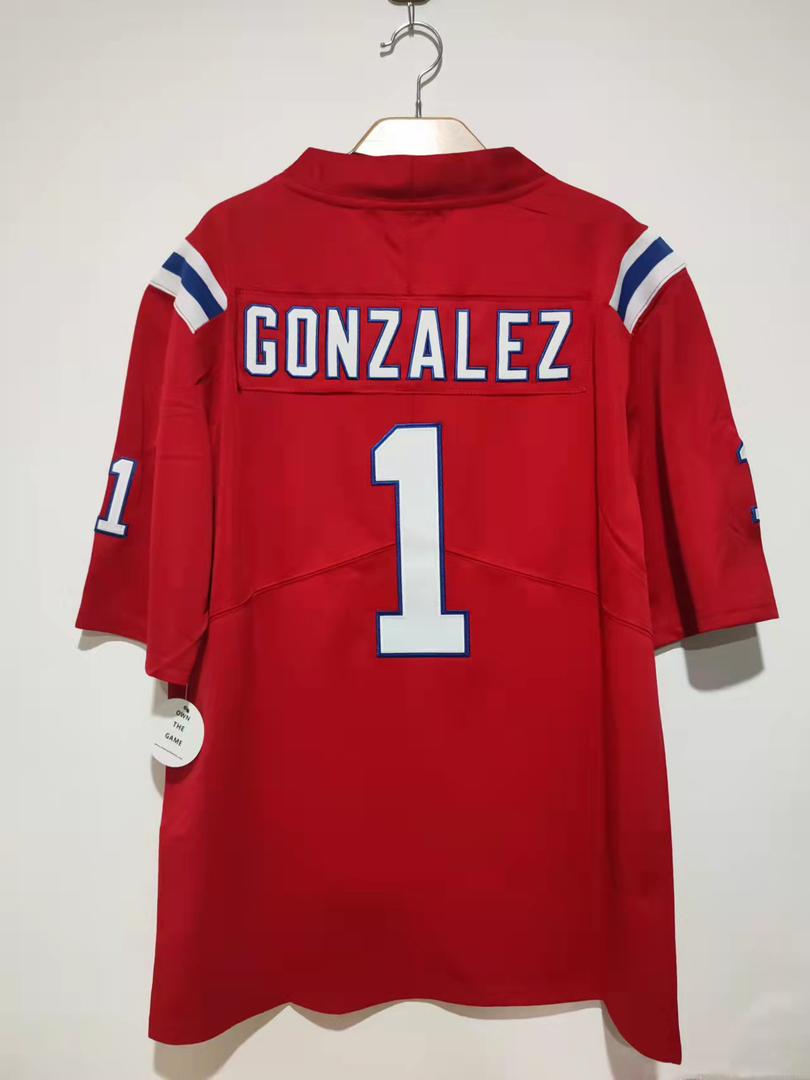 Christian Gonzalez Classic Authentics YOUTH New England Patriots Jersey