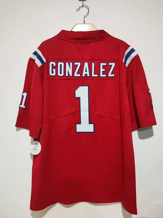 Christian Gonzalez Classic Authentics YOUTH New England Patriots Jersey