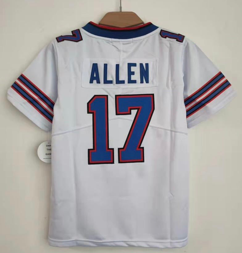 Josh Allen white YOUTH Buffalo Bills Jersey Classic Authentics