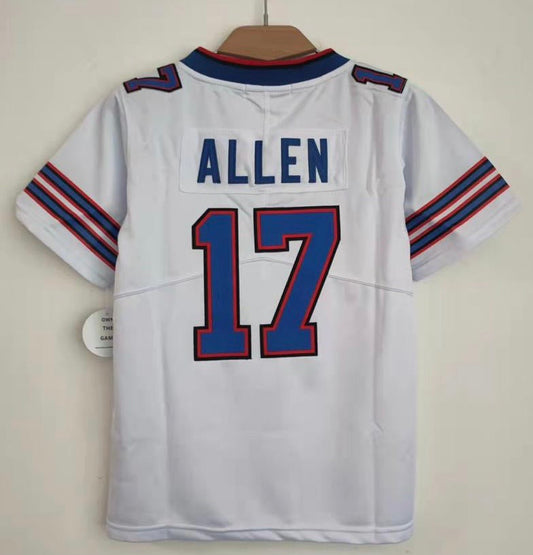 Josh Allen white YOUTH Buffalo Bills Jersey Classic Authentics