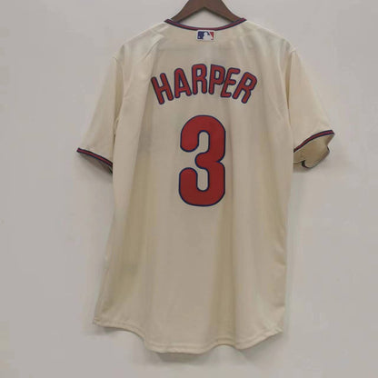 Bryce Harper YOUTH Philadelphia Phillies Official MLB Nike Jersey cream