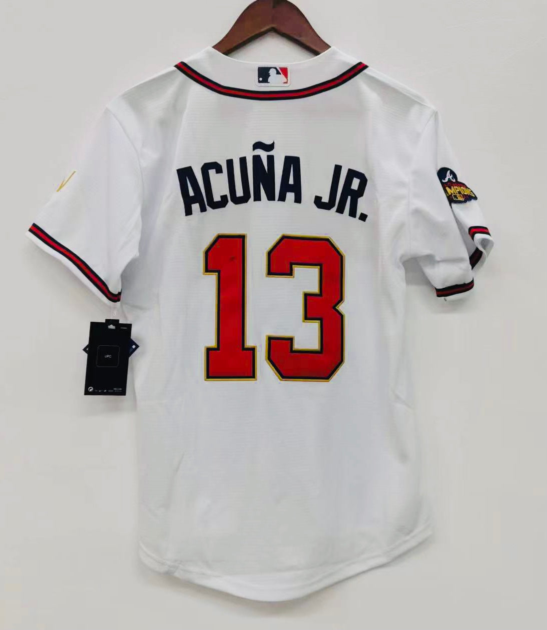 Ronald Acuña Jr. YOUTH Atlanta Braves Official MLB Nike jersey