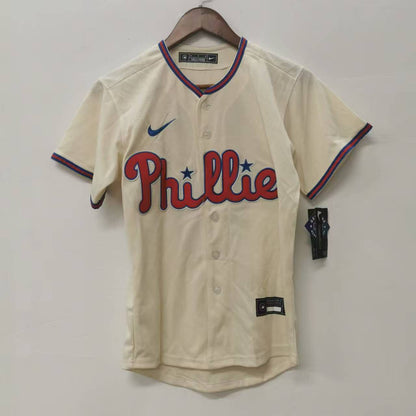 Bryson Stott YOUTH Philadelphia Phillies jersey Cream