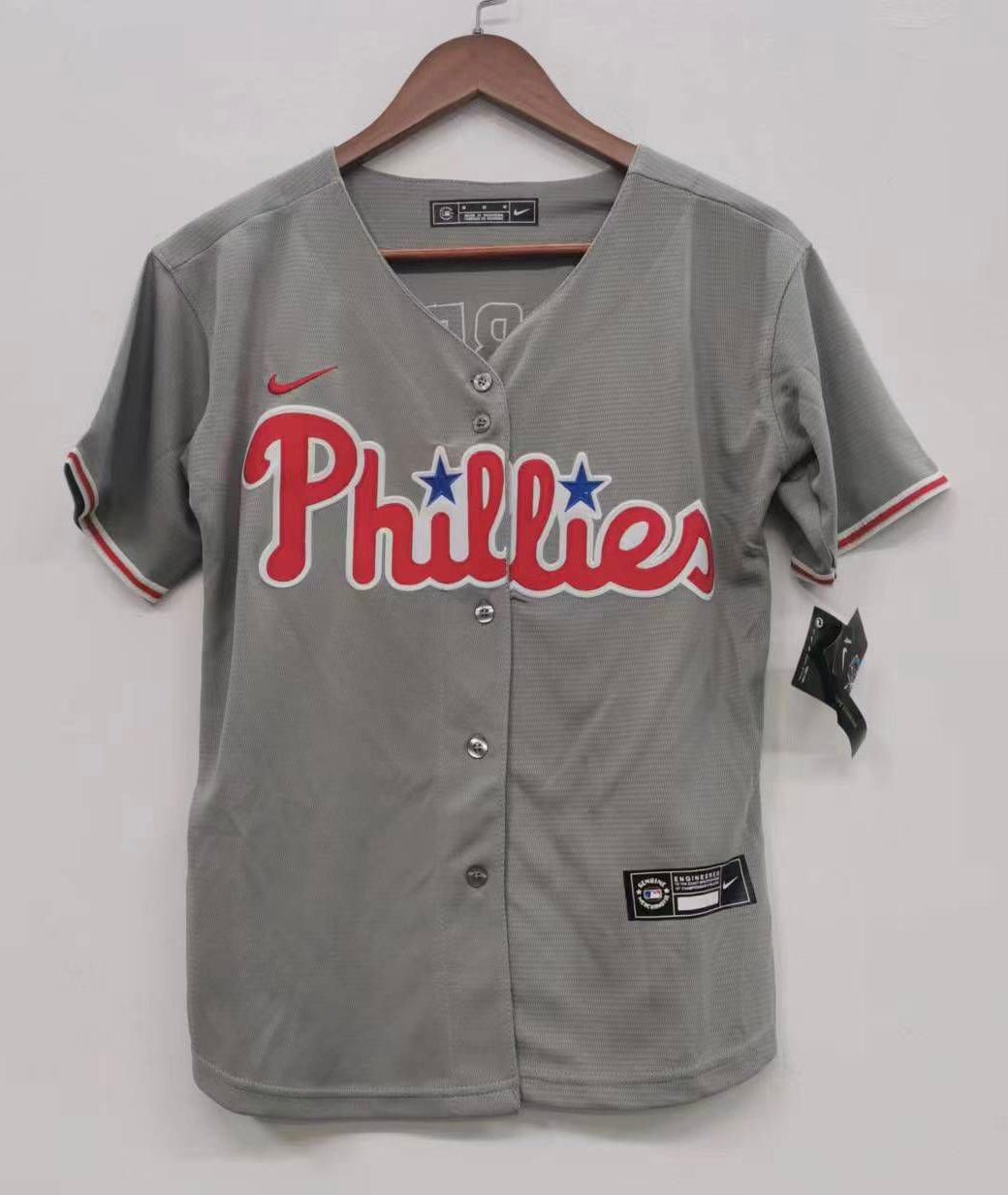 Bryce Harper YOUTH Philadelphia Phillies Official MLB Nike Jersey gray