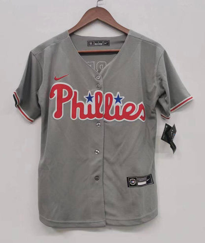 Bryce Harper YOUTH Philadelphia Phillies Official MLB Nike Jersey gray