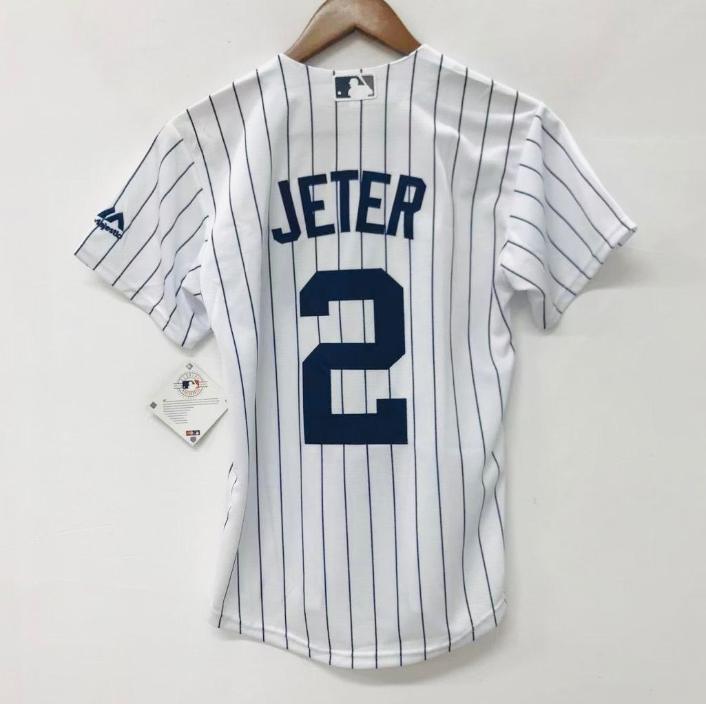 Derek Jeter New York Yankees MLB Majestic YOUTH Jersey