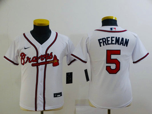 Freddie Freeman YOUTH Atlanta Braves jersey Nike white