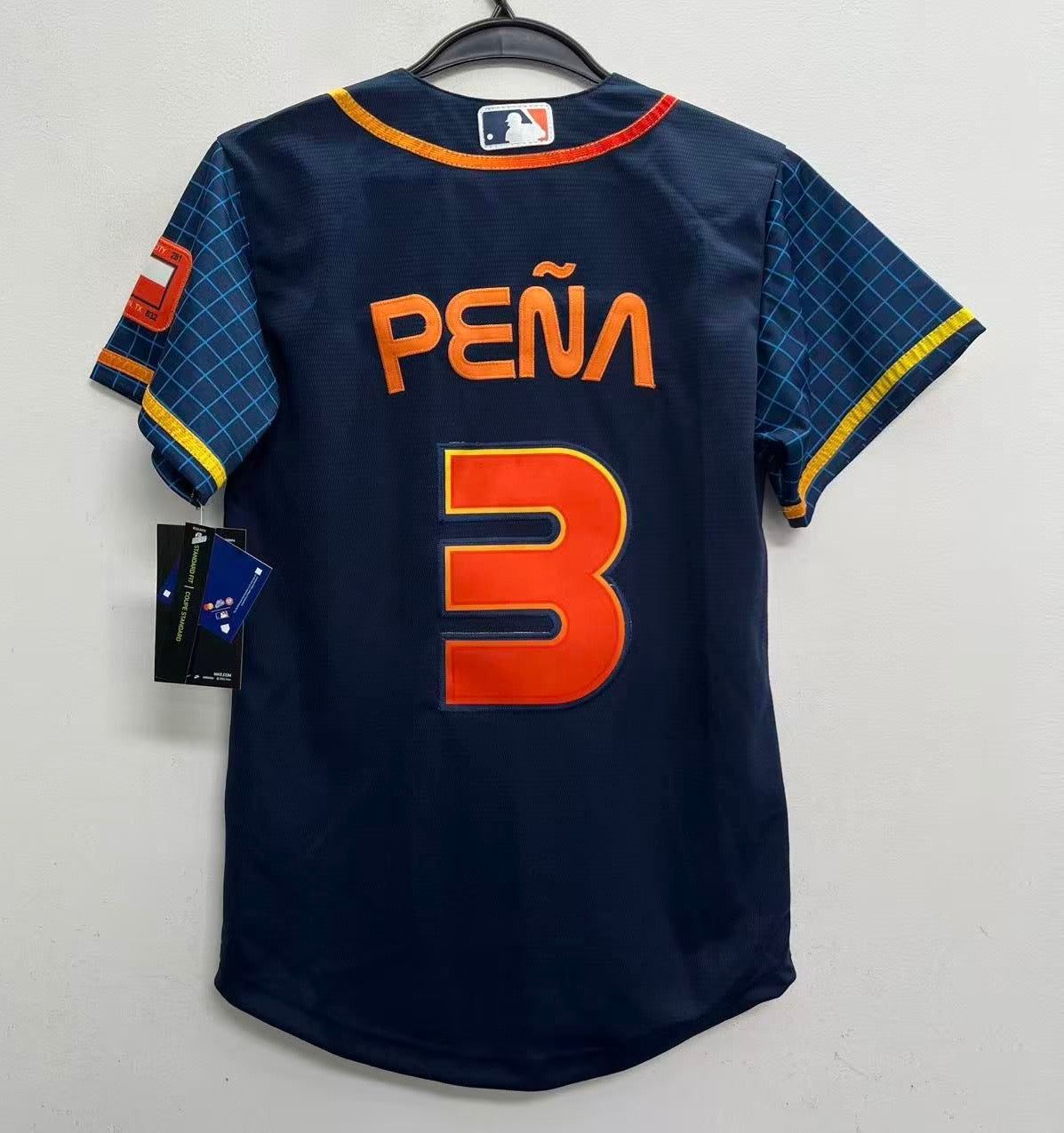 Jeremy Pena YOUTH KIDS Houston Astros Official MLB Nike Space City Jersey